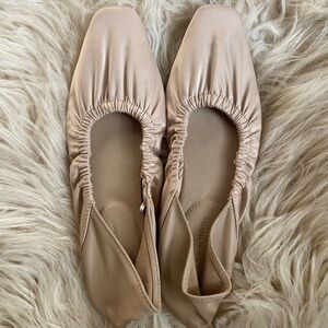 Zara Satin Ballet Flats